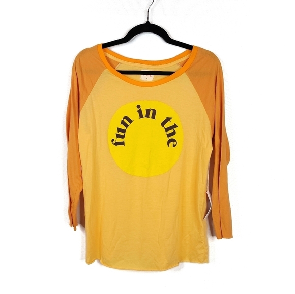 Warm Fun in the Sun Raglan Tee NWT - Picture 2 of 7